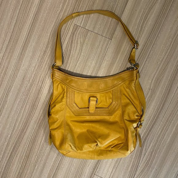 The Sak Yellow Leather Purse - Picture 1 of 7